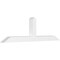 Ekena Millwork Portland Architectural Grade PVC Gable Bracket, 96"W x 28"H x 6"D x 6"F, 7/12 Pitch GBP096X28X0606POR00 - alternate 1